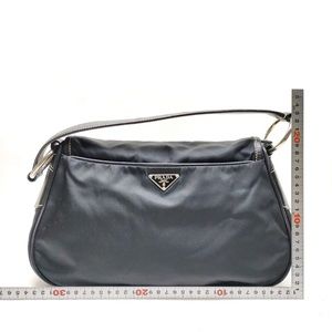 PRADA Shoulder Bag Black Nylon Preowned